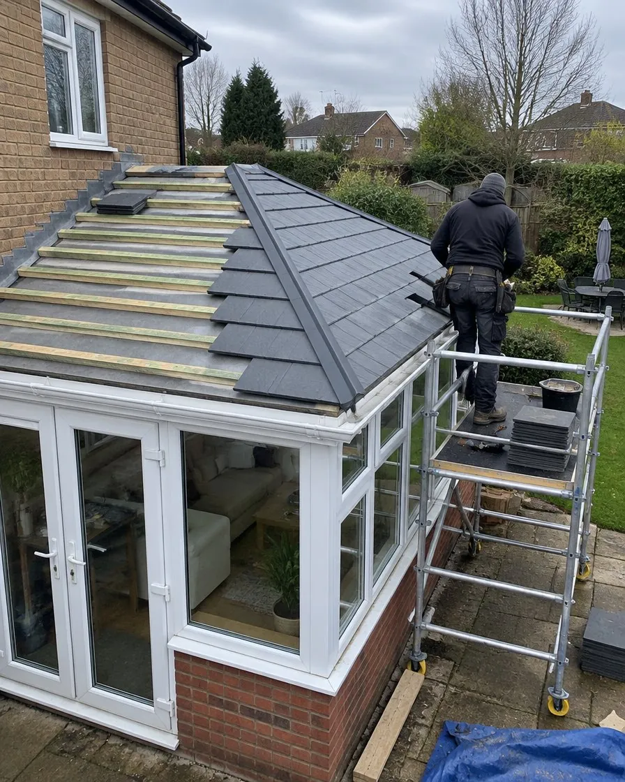 Conservatory roof replacement in Penzance