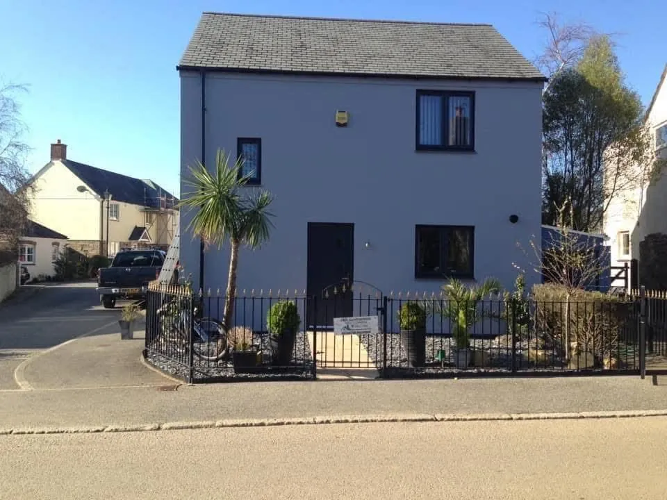 Finished exterior painting and roofline work in Penzance